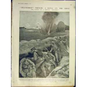  Ww1 Aisne Trench Soldier Death Coal Box German 1914