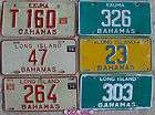 HARBOUR HARBOR ISLAND BAHAMAS License Plate Tag  1978 1980   LOW 
