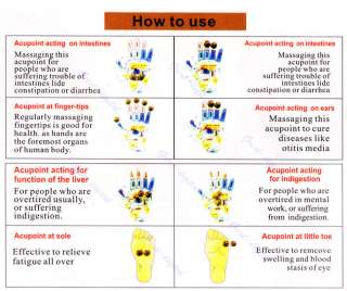 2P Hand Palm Massage needle Massaging Stimulation Balls  