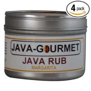 Java Rub Margarita, 3.3 Ounce (Pack of 4)  Grocery 