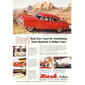  1951 Ad Nash Ambassador Custom 4dr sedan Original Antique Car 