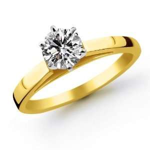   Solitaire Engagement Diamond Ring (1 ct, D   E Color, VVS Clarity