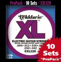 10 sets DAddario EXL120 Nickel Electric Guitar Strings  