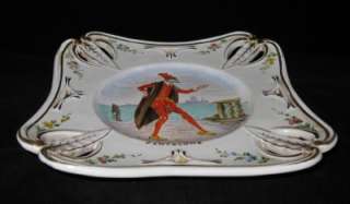 Ardalt Square Plate, PANTALONE, Hand Painted in Italy  