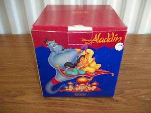 Schmid Disney Aladdin & Jasmine Music Box   Still Wrapped in the Box 