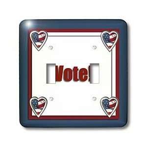 Beverly Turner Patriotic Design   Vote, Heart Frame   Light Switch 