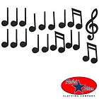 Cardboard Music Notes Rock n Roll Party Decorations Costume Retro 