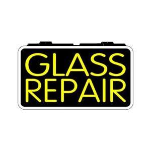 Glass Repair Backlit Sign 13 x 24