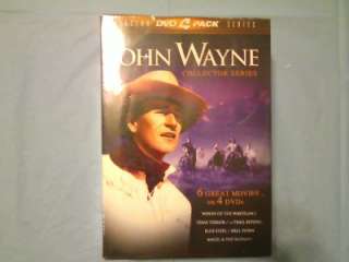 JOHN WAYNE DVD 4 PACK COLLECTOR SERIES 6 MOVIES NRFB 018713830159 