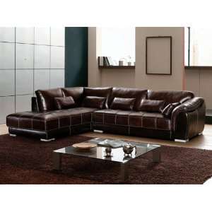 Italian Leather Sectional Sofa Set   Corbel Leather Sectional with 