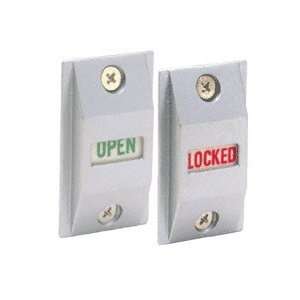  CRL Aluminum Opened/Locked Lock Indicator by CR Laurence 