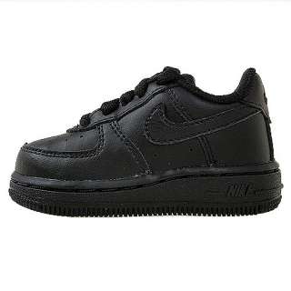 NIKE AIR FORCE 1 (TD) TODDLER Size 10 Black Baby Shoes  