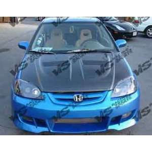    VIS 01 03 Honda Civic Carbon Fiber Hood XTREME GT EM/ES Automotive
