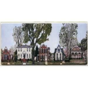  American Town   Midwest Street Art Ceramic Wall Plaque 3 