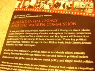 The Warren Commission*John F. Kennedy/Gerald Ford*SIGNED By Publisher 