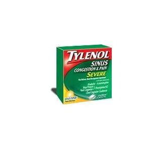  Tylenol Sinus Congestion & Pain Severe Daytime Non drowsy 
