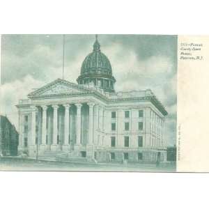 1900 Vintage Postcard Passaic County Court House   Paterson New Jersey