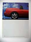 Nissan 300ZX 300 ZX Convertible red 1992 print Ad adver