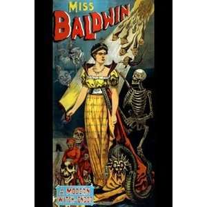 Miss Baldwin, a modern witch of Endor   20x30 Gallery Wrapped Canvas 