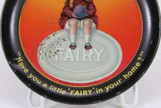 ADVERTISING Tip Tray FAIRY SOAP Antique Tin Toleware  