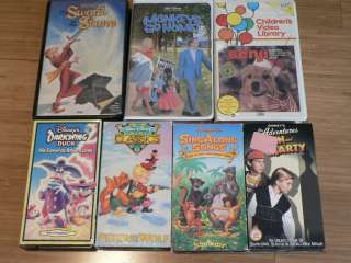 Huge Lot of 20 Walt Disney VHS Videos Collection Set  