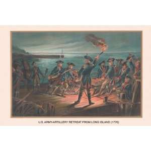  U.S. Army   Artillery Retreat from Long Island, 1776 by 