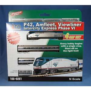  N P42/Amfleet/Viewliner Set,AMTK/Intercity PhVI(4) Toys & Games