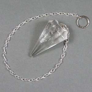   Crystal Faceted Pendulum   Dowsing Divining, CQ2171 