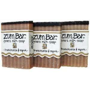 Indigo Wild Zum Bar Goats Milk Soap, Frankincense & Myrrh 3 oz (3 