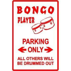  BONGO DRUM PLAYER PARKING instrument NEW sign
