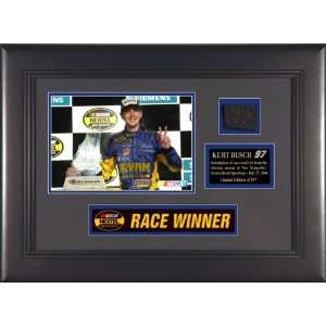  BUSCH, KURT FRAMED 4x6 (04 NEW HAMPSHIRE) PHTO w/TIRE 