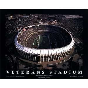 Veterans Stadium Poster Print 1974 2003 Philadelphia Eagles  