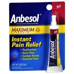  Special pack of 6 ANBE SOLUTION GEL MAX STRENGTH 0.33 oz 