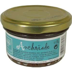 Anchovy Paste with Nyons Olives Anchoiade aux Olives 3.2 oz  