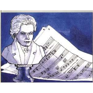  Beethoven Bust Stationery