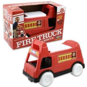  DDI Fire Truck Ride On Push Toy with Storage Case Pack 6 