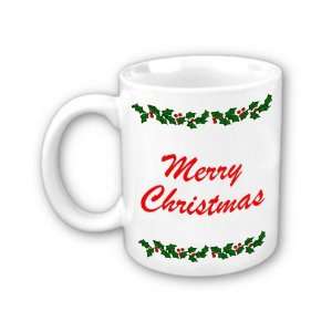  Merry Christmas Holly Mug 