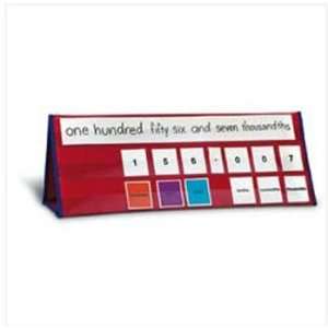   LEARNING RESOURCES PLACE VALUE TABLETOP POCKET CHART 
