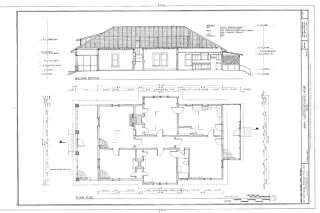 Southern Bungalow House Plans, former Jimmy Carter Home  