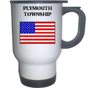  US Flag   Plymouth Township, Michigan (MI) White Stainless 