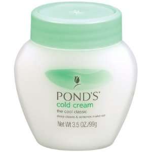 Ponds Cold Cream Face Cleanser Cool Classic 3.5 oz (Quantity of 5)