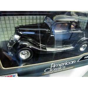  1934 Ford Coupe (Hardtop) Black 1/24 Scale Toys & Games