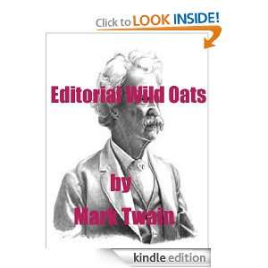 Editorial Wild Oats ( Annotated ) Mark Twain  Kindle 