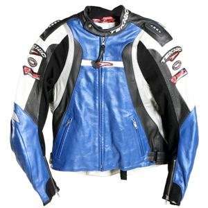  Teknic Violator Leather Jacket   2007   44/Blue/Black 