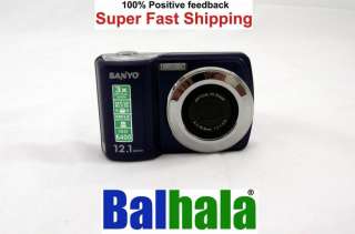 Sanyo VPC S120 12.1 Megapixel Digital Camera, X3 zoom  