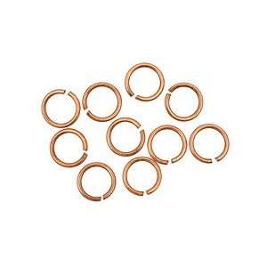  Antique Copper (plated) Round Jump Ring 8mm, 18g Findings 