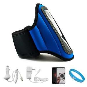 Blue Durable Moisture Resistant Neoprene Protective Exercise Workout 
