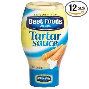 Best Foods Cap Down Tartar Sauce, 10 Fluid Ounce Units (Pack of 12 