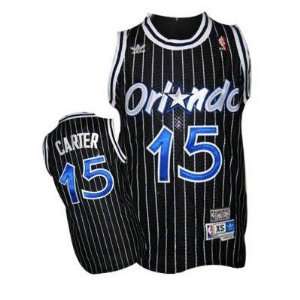  Orlando Magic #15 Vince Carter Black Throwback Jersey 