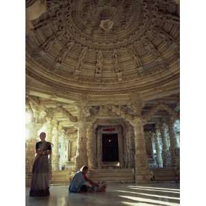  Interior of Vimal Vasahi Temple, Built in 1031, Mount Abu 